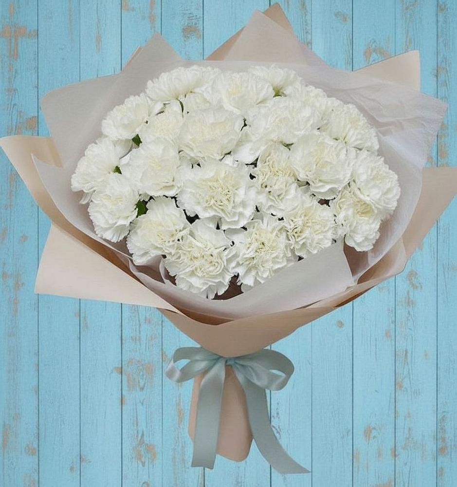 Букет цветов из: Гвоздики в Новокузнецке