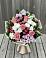 Букет цветов из: Альстромерии, Гвоздики, Розы и Хризантемы в Новокузнецке
