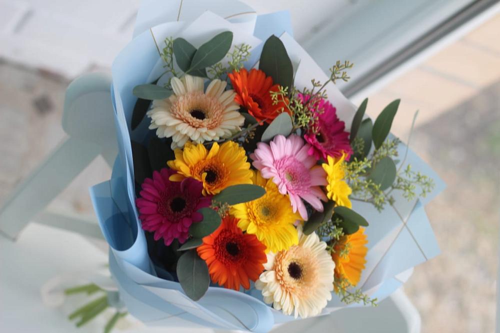 Букет цветов из: Герберы в Новокузнецке