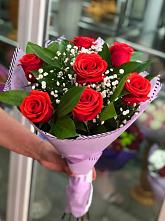 Букет цветов из:  Розы #REPLACE_PRED# Новокузнецке
