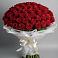 Букет 101 Красная роза Блэк Мэджик в Новокузнецке