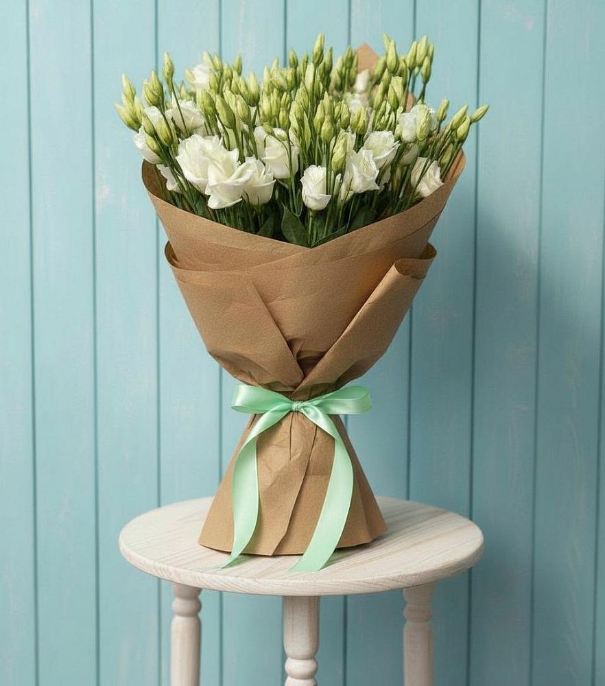 Букет цветов из: Лизиантусы в Новокузнецке