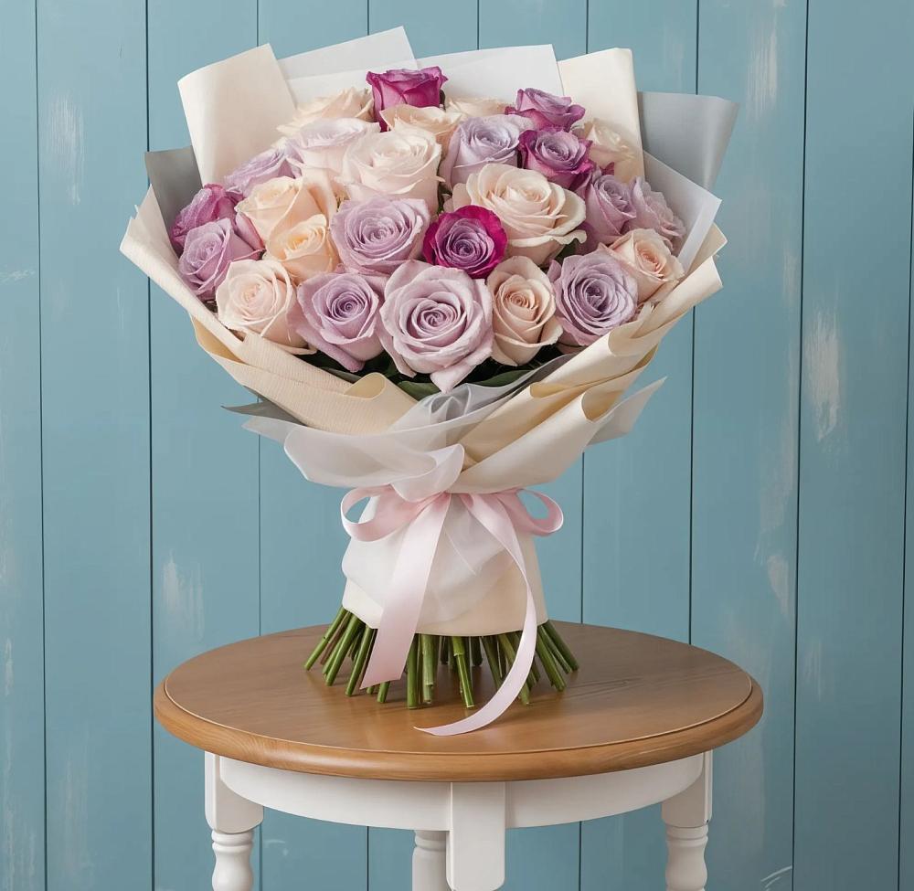 Букет цветов из: Розы в Новокузнецке