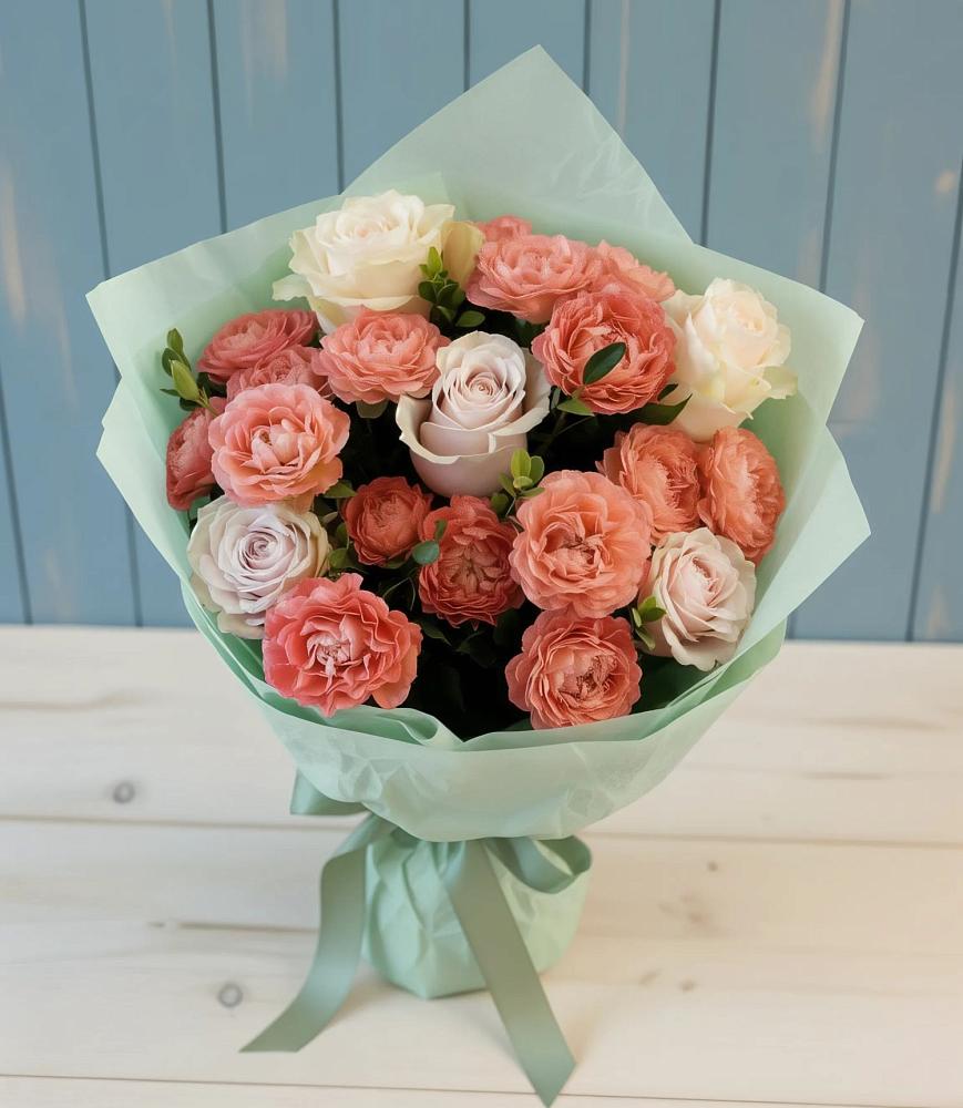 Букет цветов из: Розы в Новокузнецке