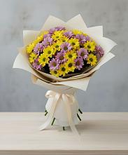 Букет цветов из:  Хризантемы #REPLACE_PRED# Новокузнецке