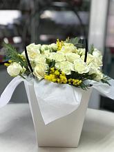 Цветочная композиция из Розы  в Новокузнецке