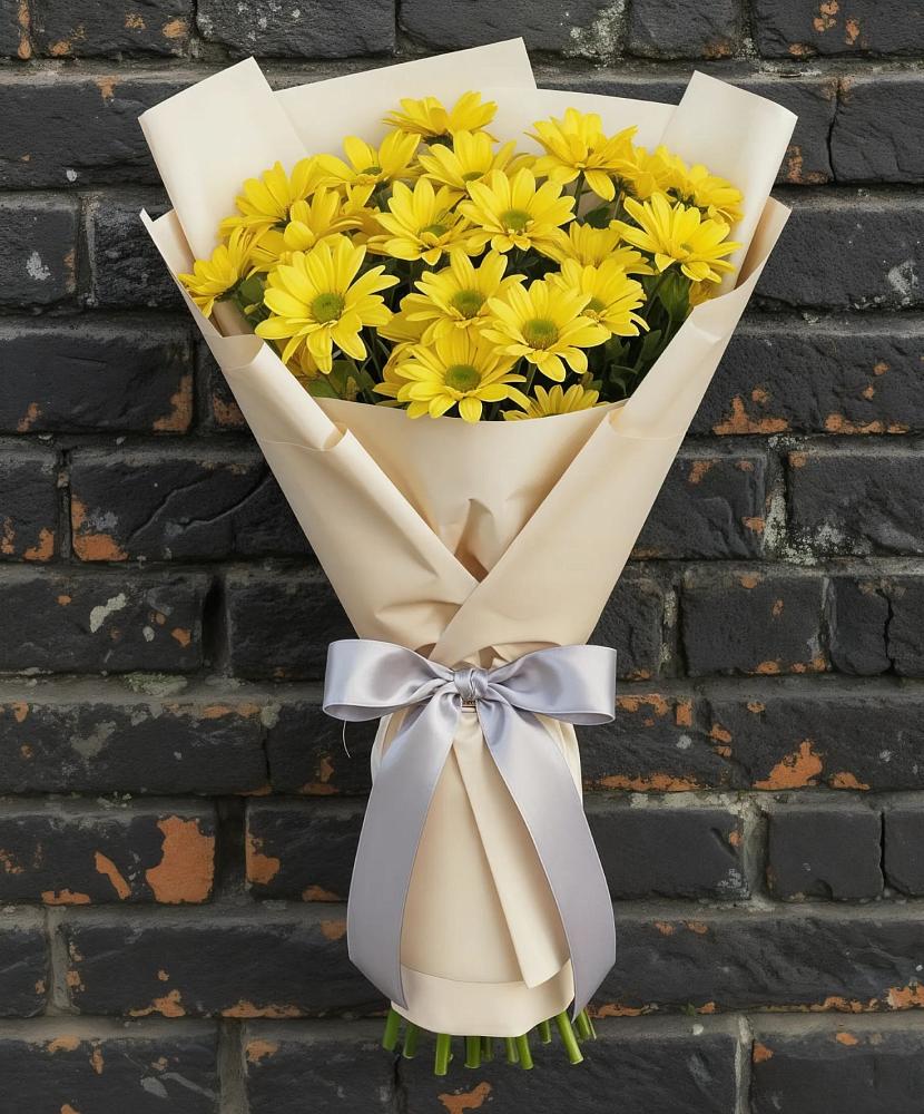 Букет цветов из: Хризантемы в Новокузнецке