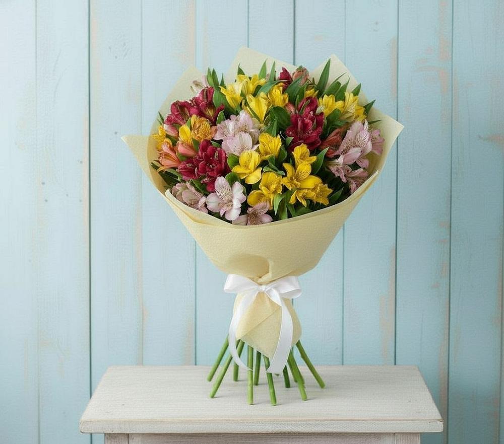 Букет цветов из: Альстромерии в Новокузнецке