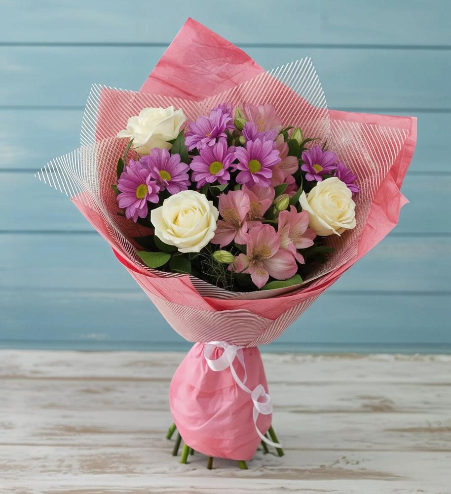 Букет цветов из: Герберы в Новокузнецке