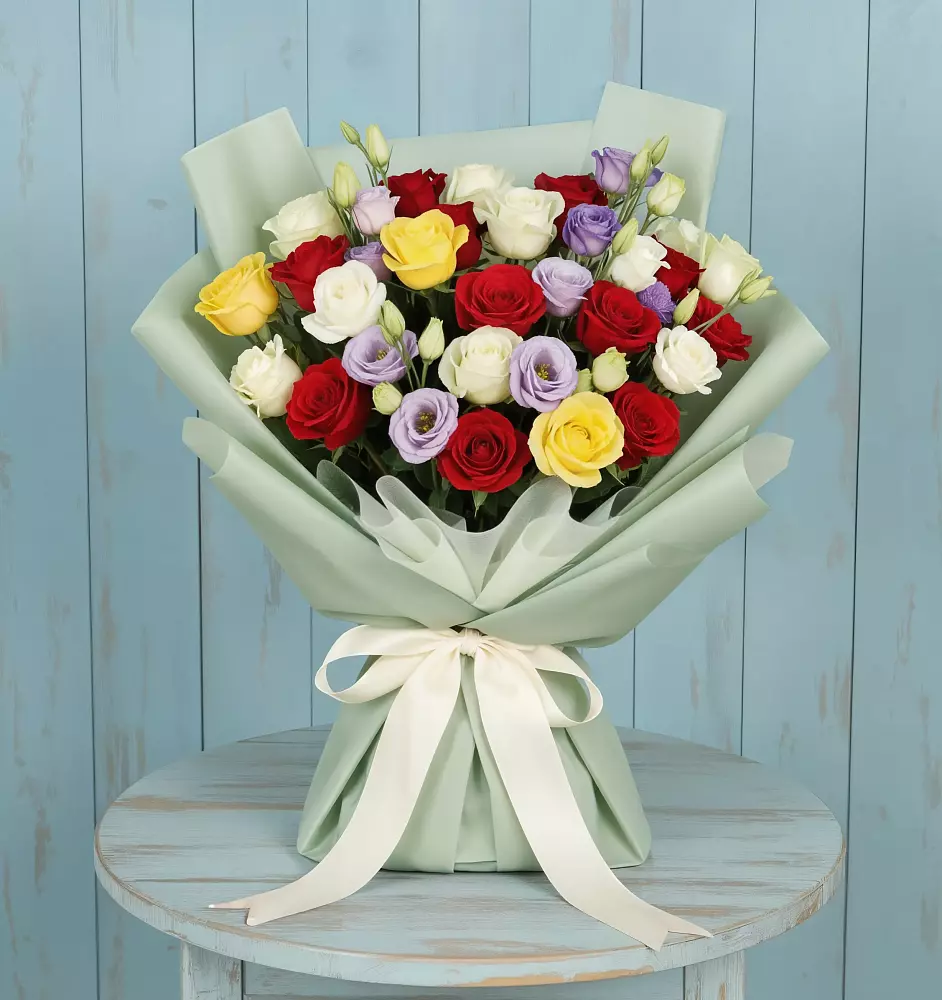 Букет цветов из: Розы в Новокузнецке