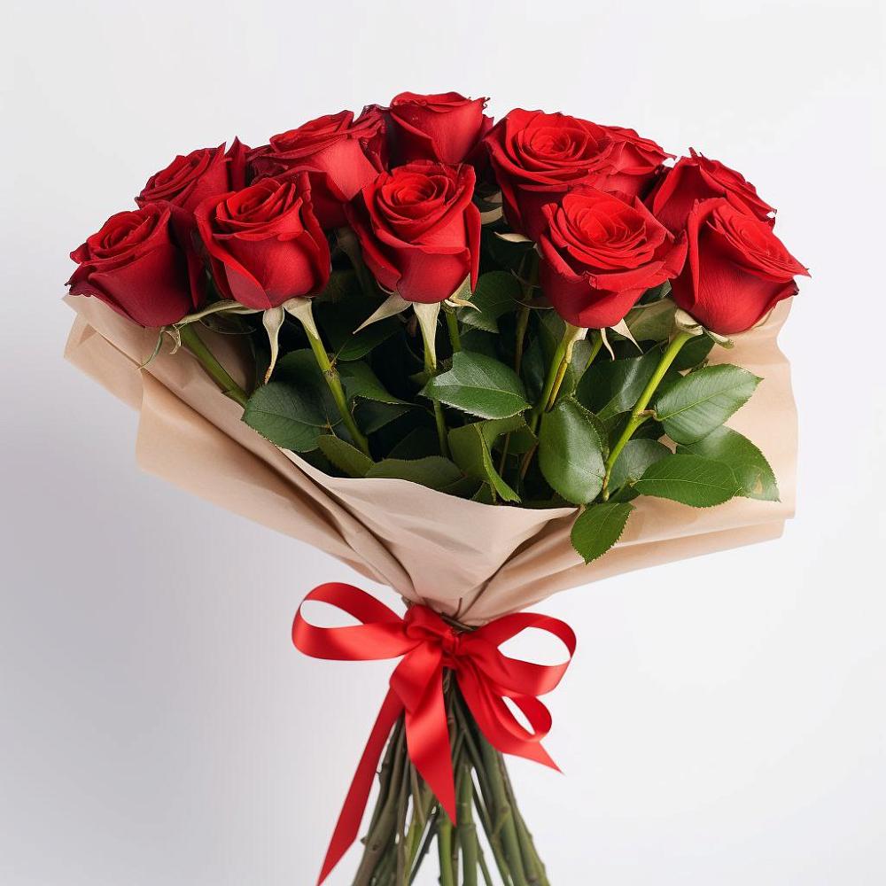 Букет 11 Красных роз Эдлесс Лав в Новокузнецке
