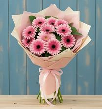 Букет цветов из:  Герберы #REPLACE_PRED# Новокузнецке